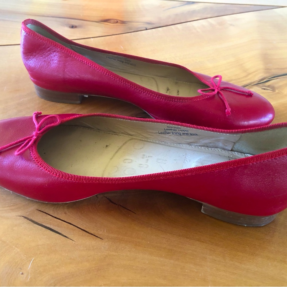 J.Crew red ballet flats